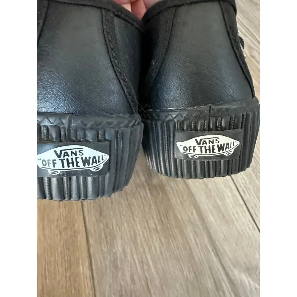 Vans Mary Jane Creeper Black Grunge Core Shoes size 5.5 - Picture 9 of 11